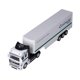 thumbnail image 1 of 1:48 Semi Truck Toy Pull Back Container Truck Toy Alloy Model Transport Car Toy for 3 Years Old (White Truck Cabinet ), 1 of 4