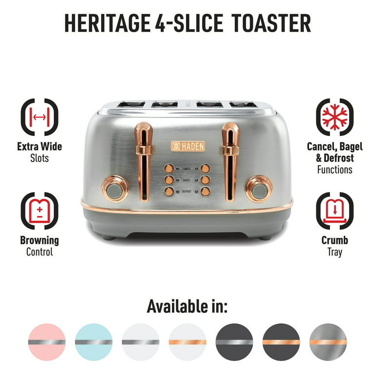 Haden Heritage Four-Slice Toaster