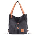 thumbnail image 2 of Sywqhk Mochila De Lona Informal Para Mujer, Mochila De Viaje, Bolsos De Hombro Grandes (Negro) Sywqhk Para estrenar, 2 of 5