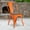 Orange, variant on Flash Furniture 4 Pk. Orange Metal Stackable Chair with Wood Seat