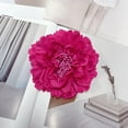 thumbnail image 5 of Peony Fabric Flower Brooches Oversize Lapel Pins Extra Big Brooch Delicate Dancing Party Prom Wedding Charm Banquet Dress Suit Guest Corsage Accessories Gifts Dancer Large Hairpin Clip 110mm, 5 of 6