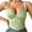 Green, variant on Lace Bustier Corset Tops for Women Sleeveless Adjustable Straps Crop Tops with Back Hooks Going Out Top White