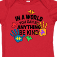 thumbnail image 4 of Inktastic In a World You Can Be Anything Be Kind Autism Awareness Boys or Girls Baby Bodysuit, 4 of 5