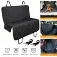 thumbnail image 2 of Car Rear Back Seat Pet Cover Waterproof Hammock Dog Cat Protector Mat Black, 2 of 5
