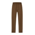 thumbnail image 6 of Akiihool Men Casual Pants Relaxed Fit Men's Relaxed Fit Stretch Cargo Pant for Winter Casual Brown,XXL, 6 of 8