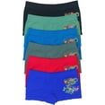 thumbnail image 2 of ToBeInStyle Boys' 6 Pack Graphic Decal Print Seamless Boxer Briefs - Flaming Dragster - Large, 2 of 5