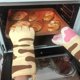 thumbnail image 3 of Silicone Oven Mitts, Cute Cat Design Cooking Gloves for Heat Resistant Protection, Soft Comfortable Ovenwear, 3 of 4