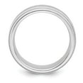 thumbnail image 6 of Auriga Fine Jewelry 925 Sterling Silver 8mm Brushed Wedding Band Ring Size 10.5 for Men, 6 of 6