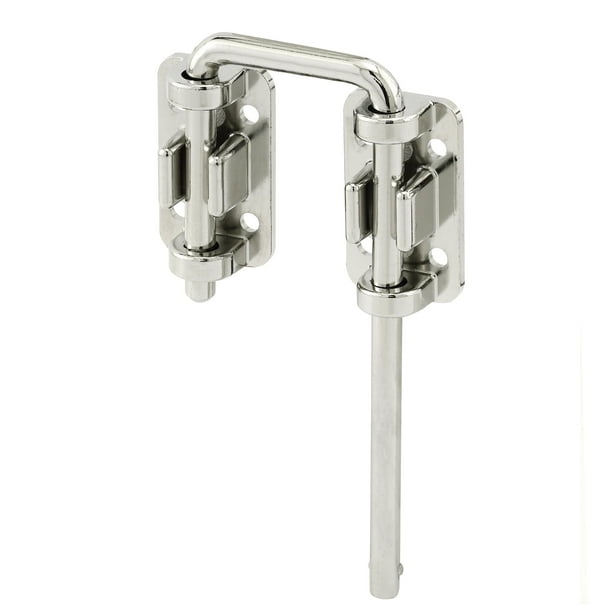 Cerradura corrediza para patio Prime-Line U 9847, chapada en cromo
