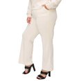 thumbnail image 2 of Women’s Wide-Leg Corduroy Pants, Ivory, XL, 2 of 5