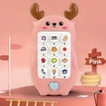 thumbnail image 1 of YOPTOP Interactive Deer-Shaped Educational Toy Phone for Youngsters - Durable  Multi-Mode with Storytelling & Music Features - Perfect Birthday or Thanksgiving Gift for Youngsters  Pink/B,Pink, 1 of 7