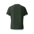 thumbnail image 5 of CUSTG Men Tshirts Summer Knit Pocket Tee For Breathable Casual Short Sleeve Blend Shirt With Front Chest Pocket Cozy Solid Color Tops, 5 of 6