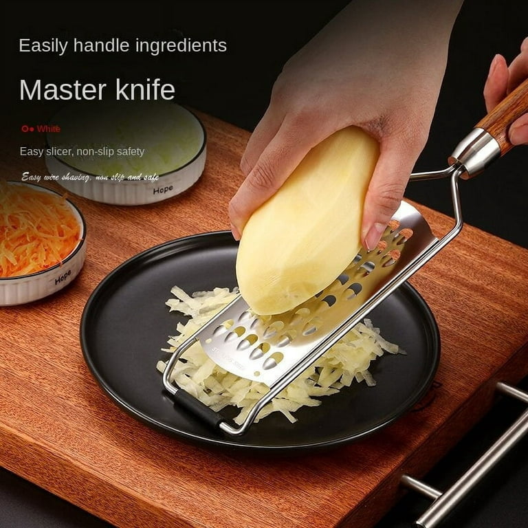 New 5-in-1 Stainless Steel Multi-Functional Vegetable Fruit Cutter Potato  Radish Shredder Cucumber Slicer
