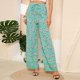 thumbnail image 4 of Pantalones anchos de pierna ancha para mujer, 4 of 5