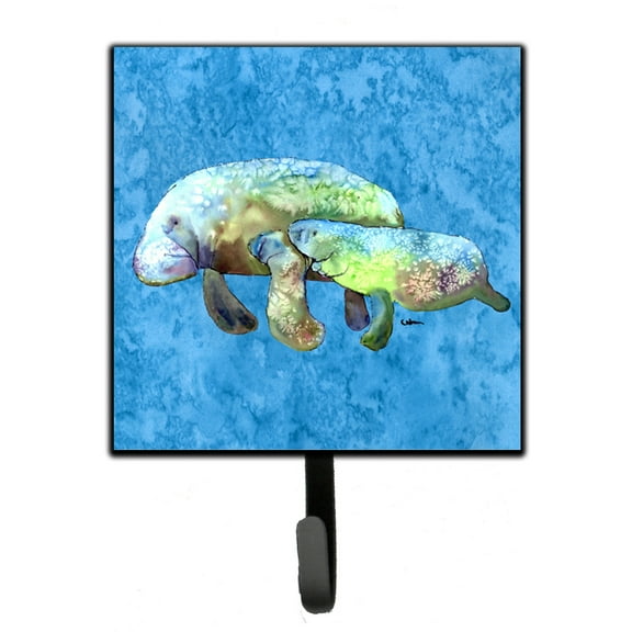 Carolines Treasures 8660SH4 Manatee Leash or Key Holder Single Hook multicolor