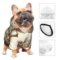 thumbnail image 3 of Fotbe Train Sudadera con Estampado para Perros Pequeños – Suéter con Capucha para Mascotas, Tela Suave de Forro Polar con Bolsillo-X-Large, 3 of 7