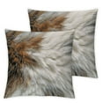 TIAOTIAOHOU Throw Pillow Covers Cowhide Decorative Pillow Covers Cozy