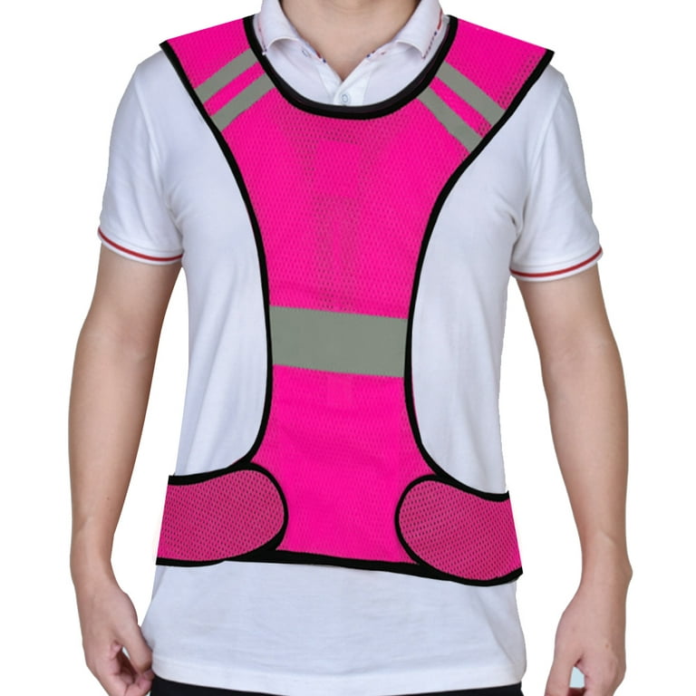 Reflective Running Vest Gear Cycling Motorcycle Reflective Vest,High  Visibility Night Running Safety Vest 