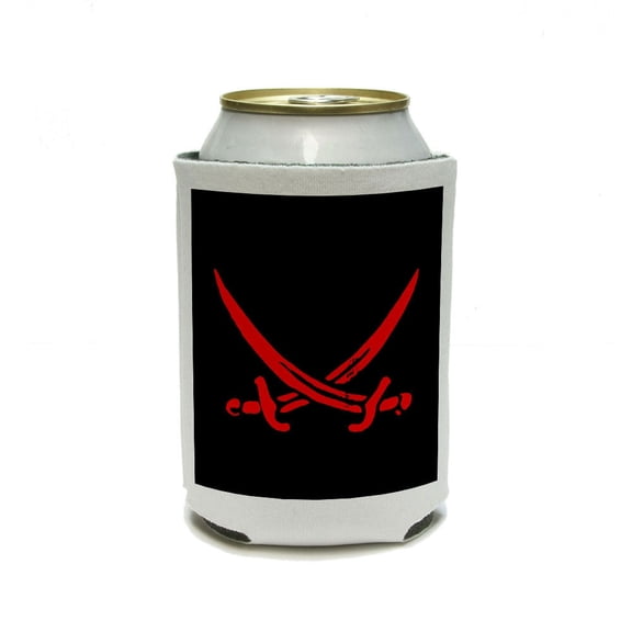 Pirate Swords Can Cooler Drink Insulator Beverage Insulated Holder