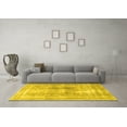 thumbnail image 3 of Ahgly Company Indoor Rectangle Persian Yellow Traditional Area Rugs, 6' x 9', 3 of 4