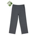 thumbnail image 4 of Bienzoe Girl's School Uniforms High Tech Durable Adjust Waist Pants Grey 8, 4 of 5