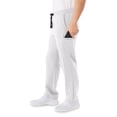 thumbnail image 4 of ave. Unisex Clinton Straight Leg Six Pocket Cargo Scrub Pant in White, 4XL, 4 of 6