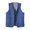 Blue, variant on Womens Sleeveless Denim Vest V Neck Button Down Jean Waistcoat Y2K Casual Trendy Loose Fit Lightweight Jackets with Pockets
