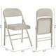 thumbnail image 3 of QinaQin Set de 4 sillas plegables acolchadas en color negro, soporte de hasta 350 lb, ideales para comedor, oficina, reuniones o visitas, 3 of 9