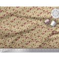 thumbnail image 2 of Soimoi Rayon Fabric Leaves & Berries Fruits Print Sewing Fabric Yard 42 Inch Wide, 2 of 5