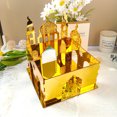 thumbnail image 4 of Crescent star acrylic mirror table three-dimensional holiday decoration, 4 of 4