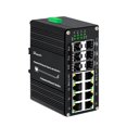 thumbnail image 1 of Conmutador Ethernet Hereta De Fibra Industrial Poe+ De 8 Puertos 10/100/1000Base-T + 4 Puertos 1.25G Sfp + 2 Puertos 10G Basado En Sr/Lr Sfp+ Conmutador Gigabit No Administrado Salida Poe De 240 W Ful, 1 of 5