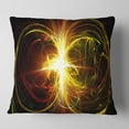 thumbnail image 2 of Designart Fractal Hoops - Abstract Throw Pillow - 18x18, 2 of 5