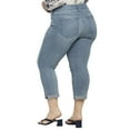 thumbnail image 2 of NYDJ womens  Plus Chloe Thistle Falls Capri Jean, 18W, 2 of 3