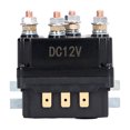 thumbnail image 2 of Relé de cabrestante eléctrico, bobina de latón de 250A, contactor de relé de solenoide de cabrestante de rendimiento estable para ATV 12V, 2 of 8