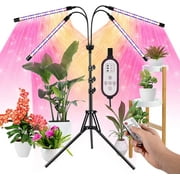 Lxyoug LED Grow Lights for Indoor Plants,Full Spectrum Plant Light with 15-60 inches Adjustable Tripod Stand, Red Blue