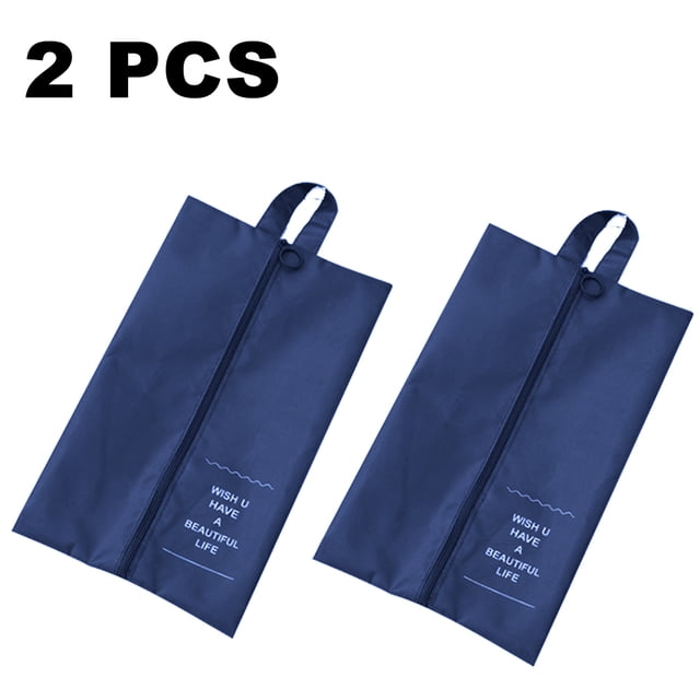 Paquete de productos Bolsas de almacenamiento de zapatos, con tela de nylon impermeable resistente con cremallera para viajar Ormromra 222443-3