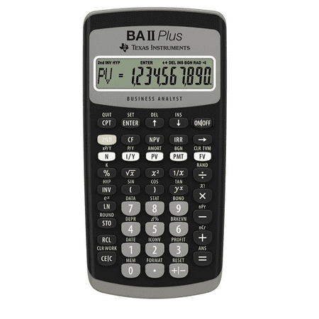 BA-II Plus Advance Financial Calculator, Dark