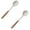 Beige, variant on CSSJKYJ Large Silicone Cooking Spoons, Nonstick Solid Wooden Handle Spoon, Heat Resistan Silicone Kitchen Spoons for Cooking, Serving, Basting, Mixing, 12.6inch (Beige)