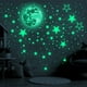 thumbnail image 3 of Muyoka 435 pegatinas de pared de estrellas que brillan en la oscuridad, estrellas brillantes para techo, estrellas luminosas y pegatinas de pared de luna, pegatinas de techo de estrella fluorescente p Muyoka Hogar, 3 of 6