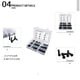 thumbnail image 5 of Scienceny 200 unids/set 9 tipos de pernos caja de almacenamiento surtido de tornillos Kit surtido sujetadores de automóviles accesorios Vehículos, repuestos y accesorios Mis, 5 of 6