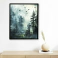 thumbnail image 4 of COMIO Framed Canvas Wall Art For Living Room Family Wall Decorations For Bedroom Wall Decor Foggy Forest Trees Landscape Paintings Room Pictures Artwork Home Decor Canvas Art Prints, 4 of 4