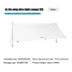thumbnail image 3 of Canopy Toldo portátil Sombra Impermeable Playa Accesorios al aire libre Blanco JShteea Para Estrenar, 3 of 7