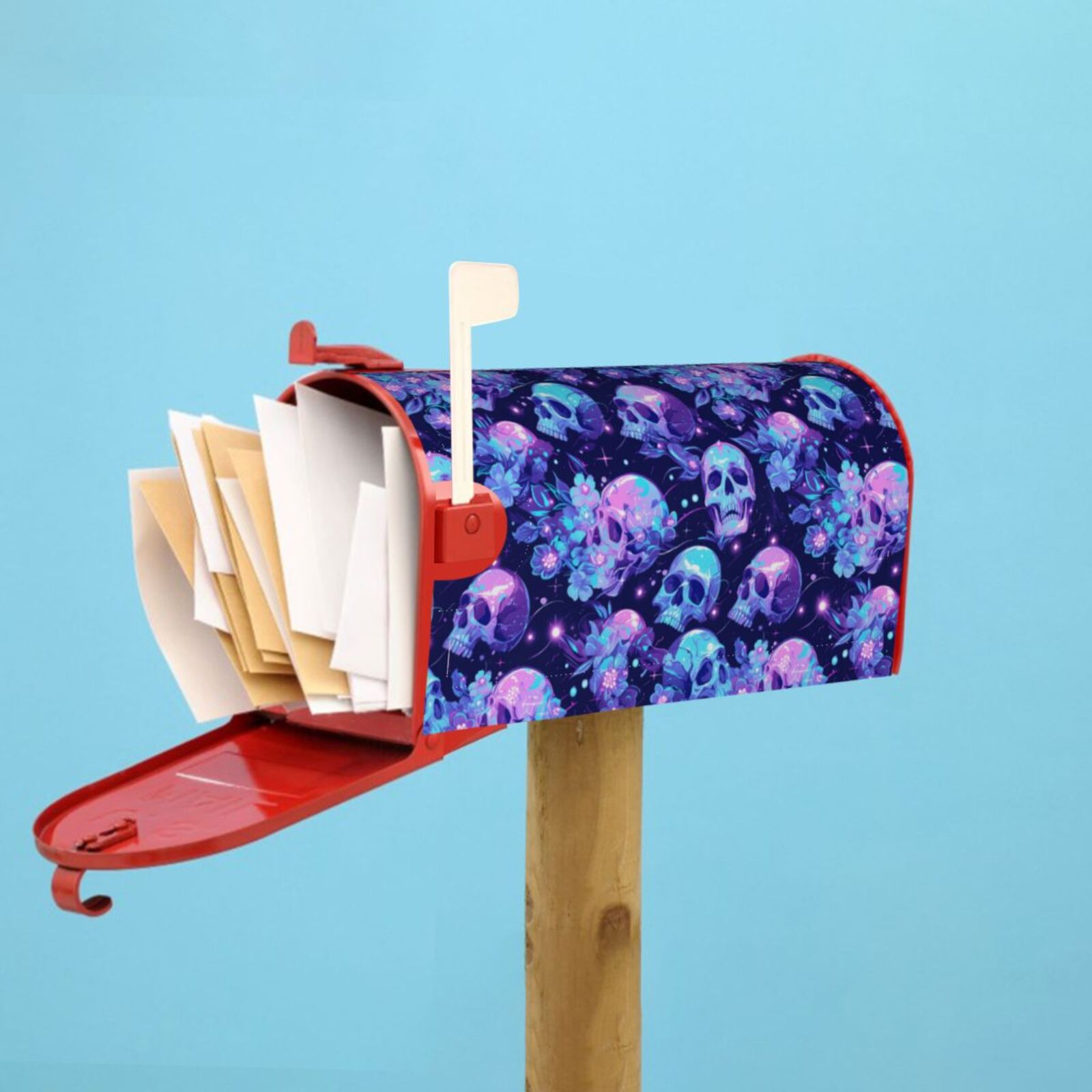 Kdxio Magnetic Mailbox Cover 25.5x21 in Mailbox Cover Outdoor Decoration Holiday Mailbox Covers for Home Garden Yard-25.5x21 in