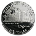 thumbnail image 3 of 1990-P Eisenhower Centennial $1 Silver Commem PR-69 PCGS, 3 of 3