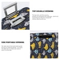 thumbnail image 5 of Haiem Watercolor Bathyscaphe Luggage Cover Printed Suitcase Covers for Luggage Elastic Washable Suitcase Protector Fits 18-32 Inch Luggage-Medium, 5 of 9
