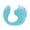 Blue, variant on Unihorn Coral Throb C Horse Rechargeable Silicone G-Spot Vibrator, Pink