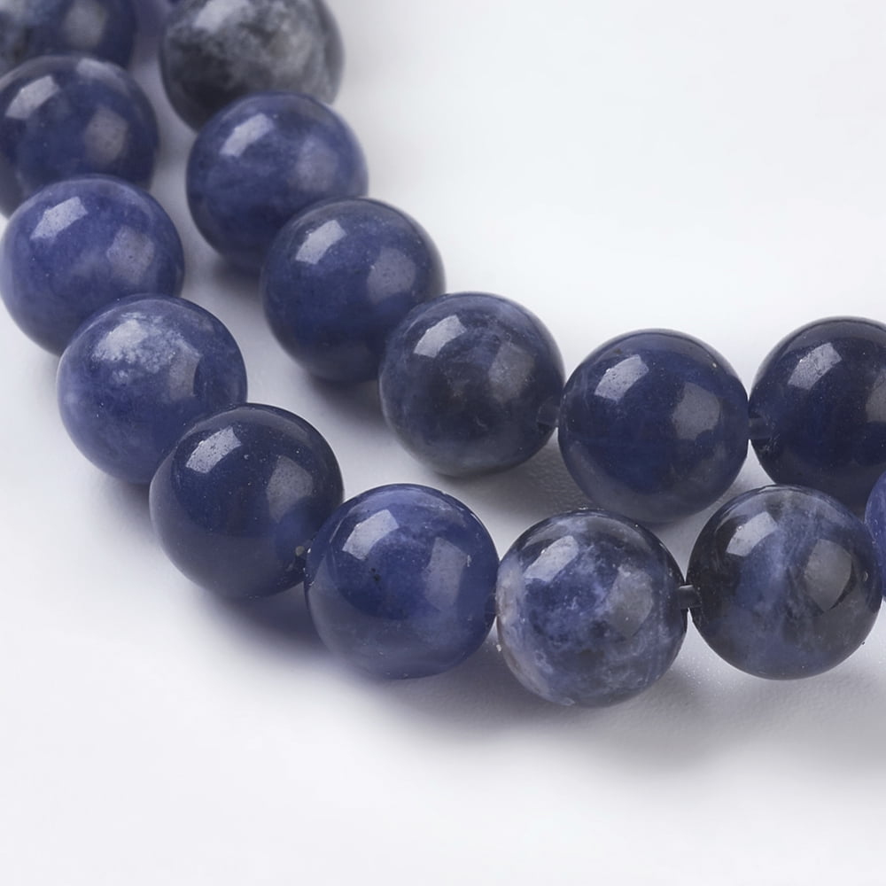 10strands Natural Sodalite Beads Strands Grand A Round 6mm Hole: 0.8mm about 58~61pcs/strand 15 inch