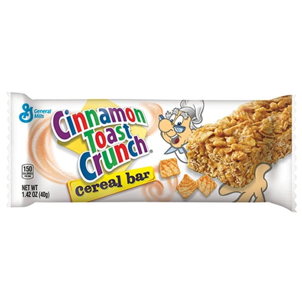 General Mills Cinnamon Toast Crunch Cereal Bar 1.42 Oz pack of 24