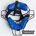 thumbnail image 3 of Greyghost Baseball Catchers Helmets, Wide Field Vision, Soft Catching Helmet, for Adult, 3 of 9