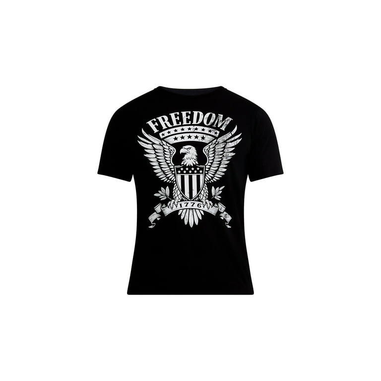 [ひーろ ] THE SHINZONE - EAGLE TEE USA Eagle Are You Free Tonight Streetwear Unisex Short